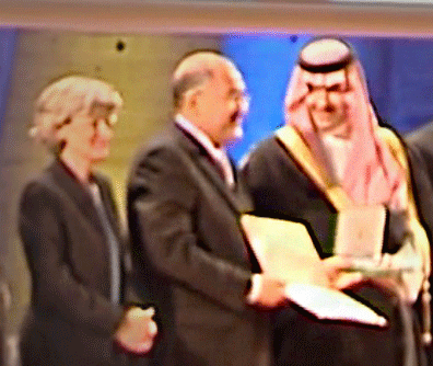 Dr. Sherif ElWatidy at paris granted King Abdallah /award for translation